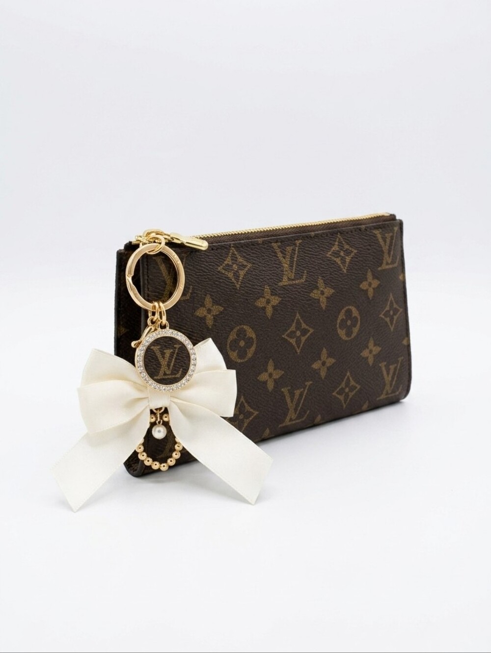 Louis Vuitton Brown Monogram Canvas Clutch